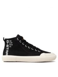 G-Star Raw Trampki Noril Mid Cvs Lgo W 2211 029705 Czarny. Czarne trampki i tenisówki damskie G-Star Raw, bez wzorów, z materiału. Za 229.99 zł.