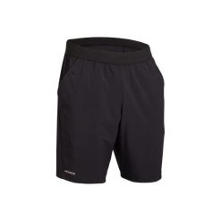 Spodenki tenisowe Light 900 męskie. Czarne szorty męskie ARTENGO, bez wzorów, z elastanu, sportowe. Za 44.99 zł.