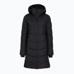 Płaszcz ocieplany damski BOGNER FIRE+ICE Aenny 3. Czarne płaszcze damskie bez wzorów, z materiału. Za 2,349.00 zł.