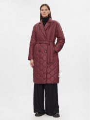 Marc O'Polo Płaszcz zimowy 308 1045 71101 Bordowy Regular Fit. Czerwone płaszcze damskie Marc O´Polo, na zimę, bez wzorów, z syntetyku. Za 1,489.00 zł.
