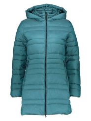 CMP Płaszcz zimowy w kolorze turkusowym rozmiar: 46. Niebieskie płaszcze damskie CMP, na zimę, bez wzorów, z puchu. Za 240.99 zł.