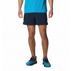 Krótkie Spodenki Turystyczne Męskie Columbia Endless Trail 2in1 Short. Czarne szorty męskie Columbia, z elastanu, bez kołnierzyka. Za 319.00 zł.