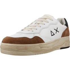 Buty SUN68 BIG BASKET Biały. Białe buty trekkingowe męskie SUN68, ze skóry, bez zapięcia. Za 498.99 zł.