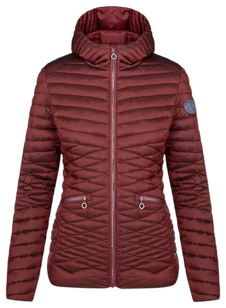 Damska kurtka Loap Illa czerwona. Czerwone kurtki damskie Scarpa, na zimę, s, bez wzorów, z materiału, bez kaptura. Za 254.99 zł.