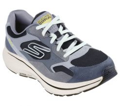 Tenisówki Skechers Model Run Consistent 2. Kolor Szary. Czarne trampki i tenisówki męskie Skechers, bez wzorów, z materiału, bez zapięcia. Za 379.99 zł.
