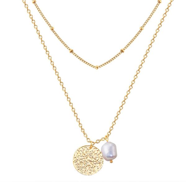 Valero Pearls Stal nierdzewna Perła hodowlana słodkowodna Naszyjniki 1 ct Damski. Białe naszyjniki damskie Valero Pearls, pozłacane. Za 229.99 zł.