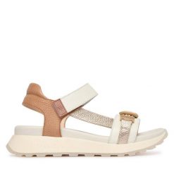 Sandały Hispanitas. Brązowe sandały damskie Hispanitas, bez wzorów, bez obcasa, na płaskiej podeszwie. Za 609.99 zł.