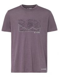 Koszulka funkcyjna M Tekoa Wool T-Shirt. Czerwone t-shirty męskie Vaude, l, bez wzorów, z wełny, bez kołnierzyka. Za 369.00 zł.