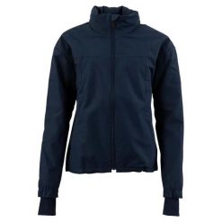 Kurtka jeździecka z pełnym zamkiem BR Equitation Essentials. Niebieskie kurtki damskie BR, m, bez wzorów, ze skóry, bez kaptura. Za 386.80 zł.