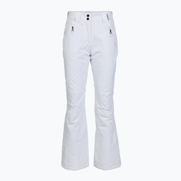 Spodnie narciarskie damskie EA7 Emporio Armani Ski Cortina Toray. Białe spodnie materiałowe damskie EA7 Emporio Armani, bez wzorów, z elastanu. Za 1,139.00 zł.