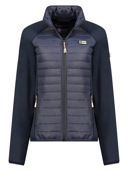 Geographical Norway Kurtka polarowa "Tour" w kolorze granatowym rozmiar: XXL. Niebieskie kurtki damskie Geographical Norway, xxl, bez wzorów, z polaru, bez kaptura. Za 147.56 zł.