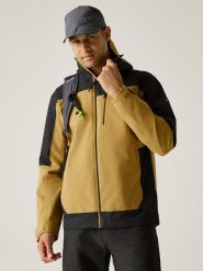 Regatta Kurtka przeciwdeszczowa "Highton IV Stretch" w kolorze żółtym rozmiar: XL. Żółte kurtki outdoor męskie Regatta, m, bez wzorów, bez kaptura. Za 175.26 zł.