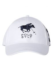 Polo Sylt Czapka w kolorze białym rozmiar: onesize. Białe czapki męskie Polo Sylt, bez wzorów, z bawełny, sportowe. Za 57.45 zł.