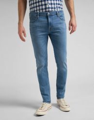 LEE MALONE MĘSKIE SPODNIE JEANSOWE WORN KALI L736QDCI 112145556. Spodnie materiałowe męskie Lee, bez wzorów, z jeansu. Za 209.99 zł.