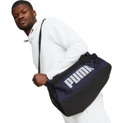 Torba Puma Challenger Duffelb, Dla obu płci. Niebieskie torby męskie na ramię Puma, bez wzorów, z materiału, na ramię. Za 129.00 zł.