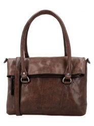 HIDE & STITCHES Skórzana torebka "Westland" w kolorze ciemnobrązowym - 29 x 20 x 7 cm rozmiar: onesize. Brązowe torebki klasyczne damskie HIDE & STITCHES, bez wzorów, z materiału, bez dodatków. Za 295.99 zł.