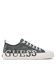 Guess Trampki New Winners Low FM6NWL ELL12 Szary. Szare trampki i tenisówki męskie Guess, z aplikacjami, ze skóry, bez zapięcia. Za 289.99 zł.