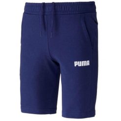 Krótkie spodenki Męskie Puma Ess Jersey Shorts 10. Niebieskie szorty męskie Puma, na lato, bez wzorów, z jersey. Za 95.90 zł.