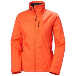 Damska kurtka wodoodporna Helly Hansen Crew Midlayer 2. Brązowe kurtki damskie Helly Hansen, bez wzorów, bez kaptura. W wyprzedaży za 593.05 zł.