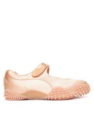 Puma Półbuty Mostro Fey 401063 01 Różowy. Czerwone półbuty damskie Puma, bez wzorów, z materiału, bez obcasa, na płaskiej podeszwie. Za 399.99 zł.