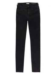 Wrangler Dżinsy - Skinny fit - w kolorze czarnym rozmiar: W27/L32. Czarne jeansy damskie Wrangler, z podwyższonym stanem. Za 118.28 zł.
