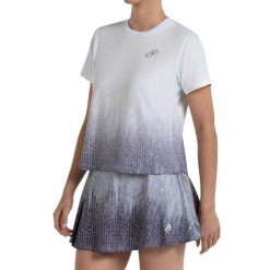 T-shirt Bullpadel Osias Woman. Niebieskie t-shirty damskie bullpadel, s, bez wzorów, z meshu, bez kołnierzyka. Za 260.20 zł.