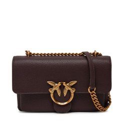 Torebka PINKO. Brązowe listonoszki damskie Pinko, bez wzorów, bez dodatków. Za 799.99 zł.