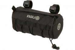 Torba na kierownicę Roll Bag II wodoodporna czarna z uchwytem na kurtkę. Czarne torebki klasyczne damskie Agu, bez wzorów, z materiału, bez dodatków. Za 203.90 zł.