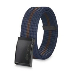 Pasek parciany BETLEWSKI granatowy PRC-08_GR-1 XL. Niebieskie paski męskie Betlewski, bez wzorów, z materiału. Za 34.99 zł.