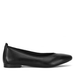 Baleriny Lasocki. Czarne baleriny damskie Lasocki, bez wzorów, bez obcasa. Za 149.99 zł.
