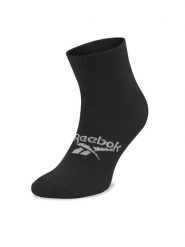 Reebok Skarpety długie Act Fo U Ankle GI0065 Czarny. Czarne skarpetki damskie Reebok, bez wzorów, z materiału. Za 39.99 zł.