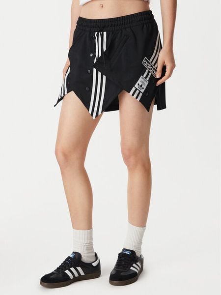 Adidas Spódnica mini Reconstructed Adibreak KS4165 Czarny Regular Fit. Czarne spódniczki damskie Adidas, l, bez wzorów, z syntetyku, mini, trapezowe. Za 329.99 zł.