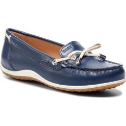 Mokasyny GEOX - D Vega Moc B D92DNB 043BC C4EA5 Blue/Skin. Niebieskie mokasyny damskie Geox, z materiału. W wyprzedaży za 239.00 zł.