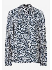 More & More Bluzka w kolorze granatowo-białym rozmiar: 44. Białe bluzki damskie MORE & MORE, s, bez wzorów, z bawełny, klasyczne, bez kołnierzyka, bez ramiączek. Za 82.99 zł.