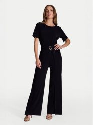 Swing Kombinezon 3AI01700 Czarny Regular Fit. Czarne kombinezony damskie Swing, bez wzorów, z syntetyku, bez kołnierzyka, bez ramiączek. Za 439.99 zł.