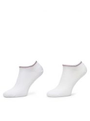 Tommy Hilfiger Skarpety krótkie 701233234 Biały. Białe skarpetki damskie Tommy Hilfiger, bez wzorów, z wiskozy. Za 59.99 zł.