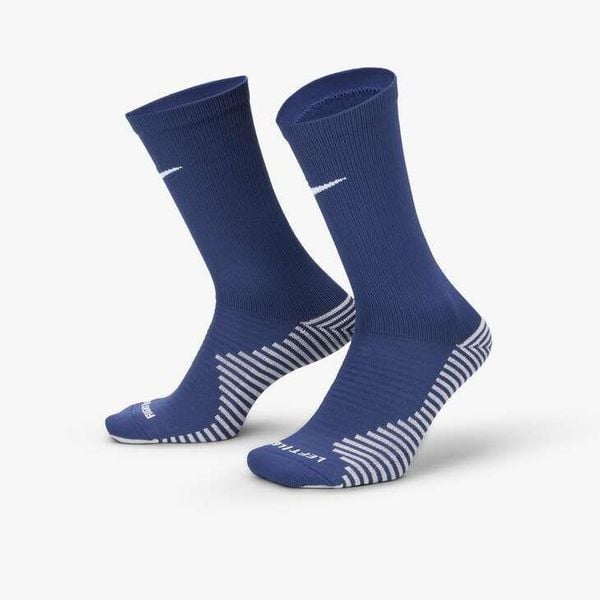 Skarpety Piłkarskie Unisex Dla Dorosłych Strike DriFIT. Niebieskie skarpetki męskie Nike, bez wzorów, z bawełny. Za 49.99 zł.