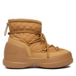 Śniegowce Moon Boot. Brązowe śniegowce damskie Moon Boot. Za 899.99 zł.