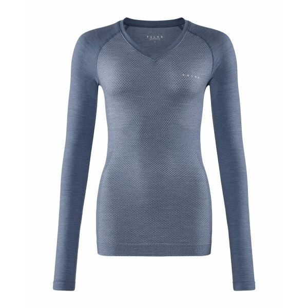 Damska koszulka z długim rękawem Falke. Niebieskie t-shirty damskie Falke, s, bez wzorów, z elastanu, bez kołnierzyka. Za 434.70 zł.