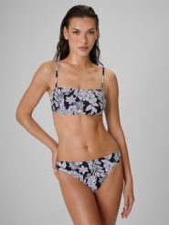 4F Góra od bikini damska - czarna S. Czarne bikini damskie 4f, bez wzorów. Za 69.99 zł.
