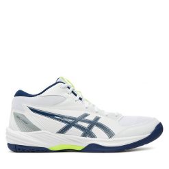 Buty halowe Asics. Białe buty sportowe na co dzień męskie Asics, bez zapięcia. Za 429.99 zł.