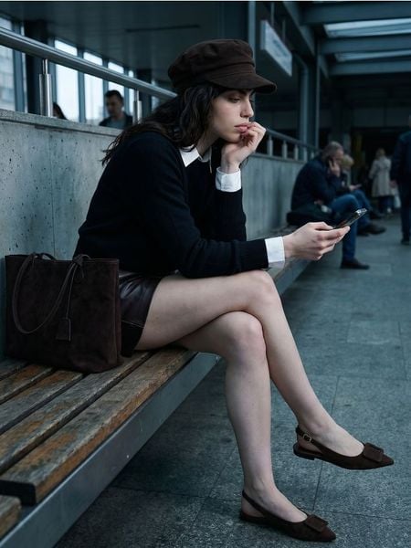 Sweter z okrągłym dekoltem - czarny. Czarne swetry klasyczne damskie Sinsay, l, bez kołnierzyka. Za 39.99 zł.