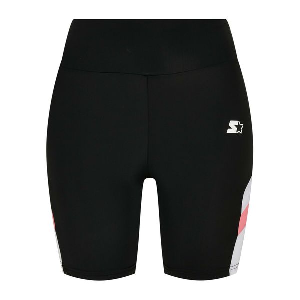 Spodenki damskie Urban Classics. Czarne spodenki sportowe damskie Starter, bez wzorów, z elastanu, sportowe. Za 161.00 zł.
