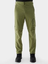 4F Spodnie outdoor 4FWSS24TFTRM485 Zielony Regular Fit. Zielone spodnie sportowe męskie 4f, z syntetyku. Za 199.99 zł.