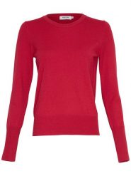 MOSS COPENHAGEN Sweter w kolorze czerwonym rozmiar: XS/S. Czerwone swetry klasyczne damskie MOSS COPENHAGEN, s, z wiskozy, bez kołnierzyka. Za 83.42 zł.