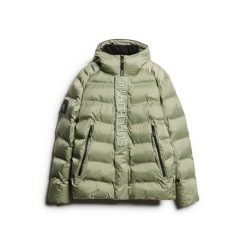 Kurtka z kapturem Superdry City Graphic. Zielone kurtki męskie Superdry., m, bez wzorów, z puchu, z kapturem. Za 758.80 zł.