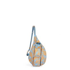 Plecak miejski Kavu Mini Rope Bag - sky bloom. Brązowe plecaki damskie KAVU, bez wzorów. Za 182.99 zł.