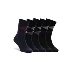 Trespass Paden - Skarpetki męskie (zestaw 5 par Granatowo-Czarny. Czarne skarpetki męskie Trespass, bez wzorów, z bawełny. Za 222.99 zł.