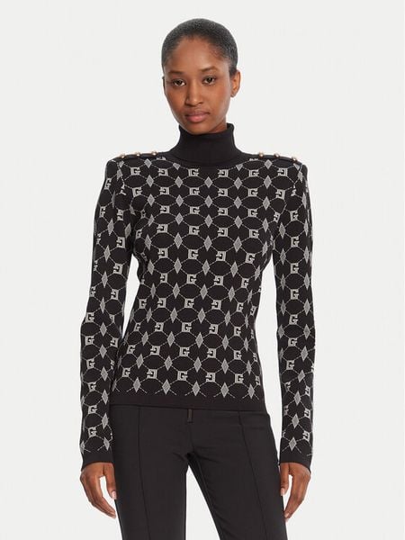 Gaudi Golf 521FD53026 Czarny Regular Fit. Czarne golfy damskie GAUDI, s, bez wzorów, z syntetyku, bez ramiączek. Za 319.99 zł.