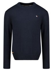 Geographical Norway Sweter "Flinder" w kolorze granatowym rozmiar: 3XL. Niebieskie swetry męskie Geographical Norway, xl, bez wzorów, z bawełny, bez kołnierzyka. Za 108.74 zł.